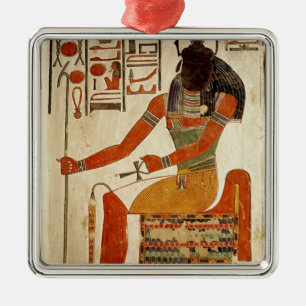 De god, Khepri, van de Tomb van Nefertari Metalen Ornament