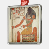 De god, Khepri, van de Tomb van Nefertari Metalen Ornament (Links)