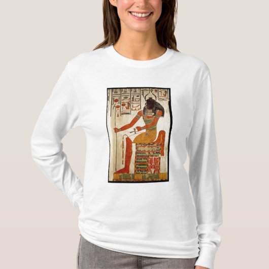 De god, Khepri, van de Tomb van Nefertari T-shirt (Voorkant)