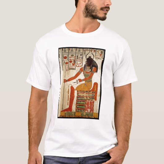 De god, Khepri, van de Tomb van Nefertari T-shirt (Voorkant)
