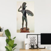 De God Mars of een Warrior Poster (Thuiskantoor)