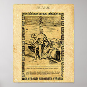 DE GOD-PRIAPUS POSTER