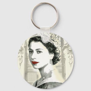 De god redt de Koningin Sleutelhanger