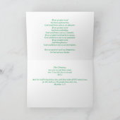 De god stuurde ons een redder feestdagen kaart (Binnen)