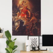 De God Thor vecht Poster (Thuiskantoor)