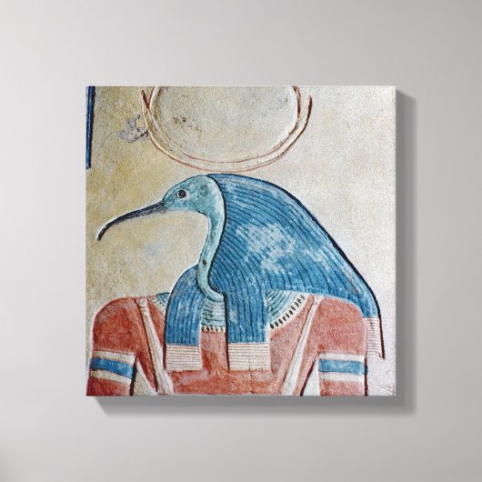 De god Thoth Canvas Afdruk (Voorkant)