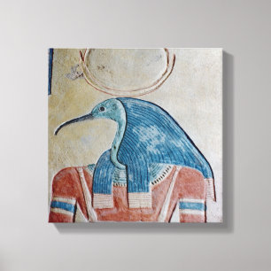 De god Thoth Canvas Afdruk