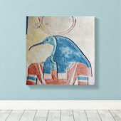 De god Thoth Canvas Afdruk (Insitu (Houten vloer))