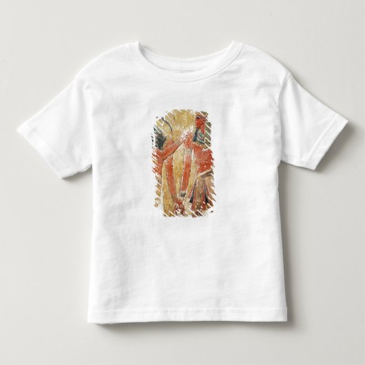 De god Thoth met Seti I in de Tomb van Seti Kinder Shirts (Voorkant)