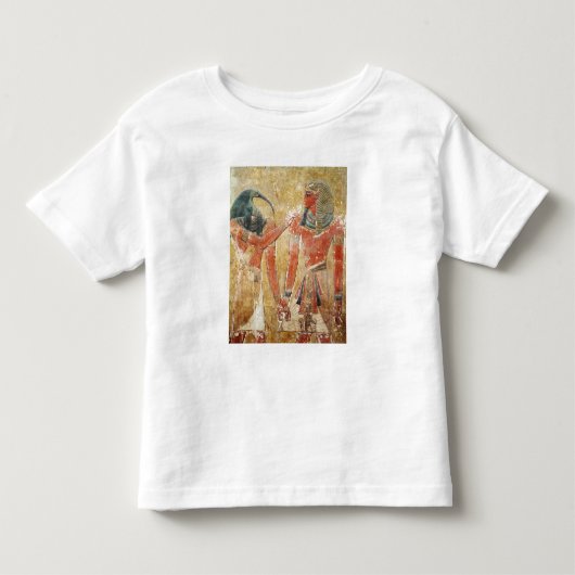 De god Thoth met Seti I in de Tomb van Seti Kinder Shirts (Voorkant)