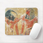 De god Thoth met Seti I in de Tomb van Seti Muismat (Met muis)