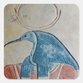 De god Thoth Vierkante Sticker (Voorkant)