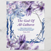 De God van alle culturen Waterverf paper (Voorkant / Achterkant)