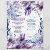 De God van alle culturen Waterverf paper (Achterkant)