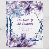 De God van alle culturen Waterverf paper (Voorkant / Achterkant)