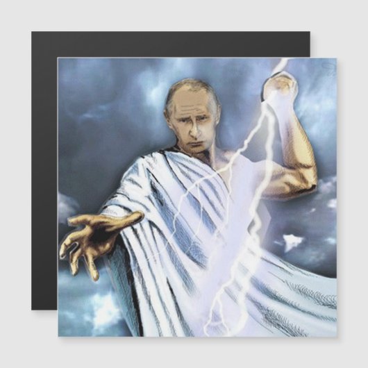 De god van de donder magnetische Kaart (Voorkant / Achterkant)