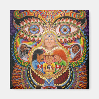 De god van de genezing magneet