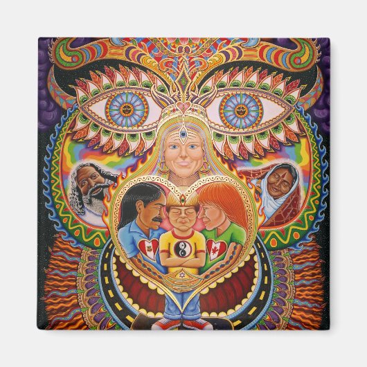 De god van de genezing magneet (Voorkant)