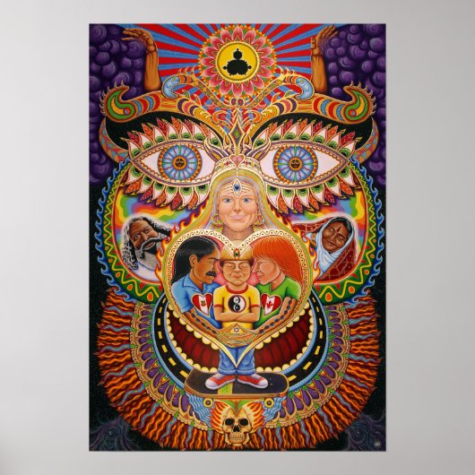 De god van de genezing poster (Voorkant)