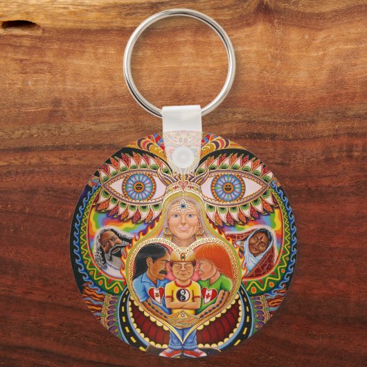 De god van de genezing sleutelhanger (Voorkant)