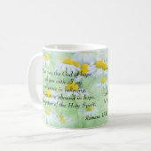 De God van de Hoop - Romeinen 15:13 Koffiemok (Voorkant links)