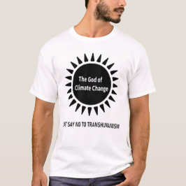 De God van de Klimaatverandering T-shirt