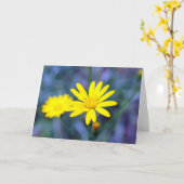 De God van mei geeft u Vrede (binnen) Kaart (Gele Bloem)