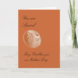 De God van mei zegent u op de Dag van de Moeder Kaart