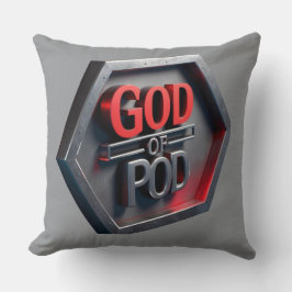 De God van POD (print on demand) Kussen