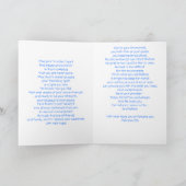 De god zal u behandelen kaart (Binnen)