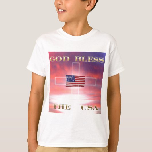 De god zegent de V.S. T-shirt (Voorkant)