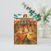 De god zegent Freaks 2 Briefkaart (Staand voorkant)