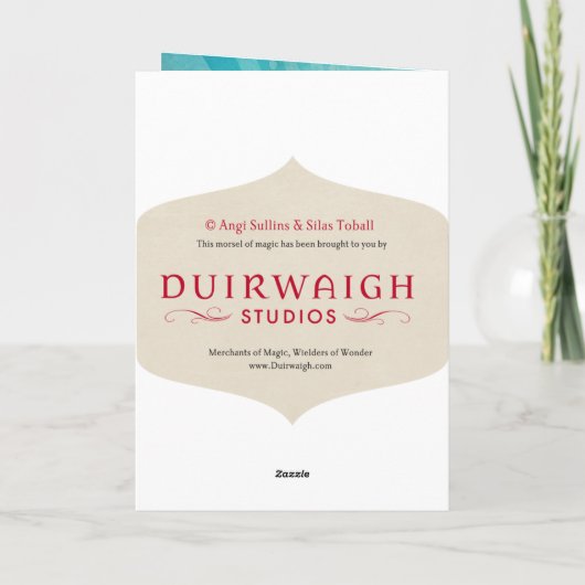 De god zegent Freaks (Wenskaart) Kaart (Achterkant)