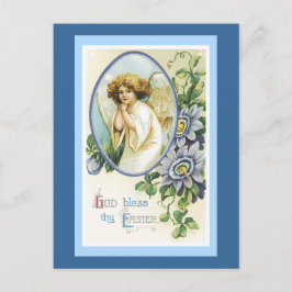 De god zegent Thy Pasen Feestdagenkaart