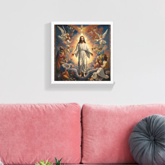 De Goddelijke Ascentie Canvas Afdruk (Insitu (Woonkamer))