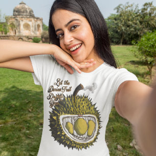 De goddelijke Durian vrucht: Laat de vrucht spreke T-shirt