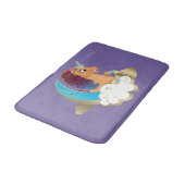 De Goddelijke Eenhoorn | Maan en wolken Badmat (Gekanteld)