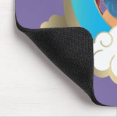 De Goddelijke Eenhoorn | Maan en wolken Muismat (Hoek)