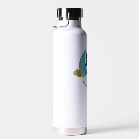 De Goddelijke Eenhoorn | Maan en wolken Waterfles (Rechts)