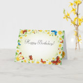 De goddelijke Kaart van de Verjaardag (Gele Bloem)