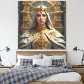 De goddelijke keizerin: een verhaal van hemelse we canvas afdruk (Insitu (Slaapkamer))