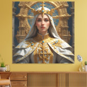 De goddelijke keizerin: een verhaal van hemelse we canvas afdruk (Insitu (Woonkamer))