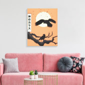 De goddelijke kraai canvas afdruk (Insitu (Woonkamer))