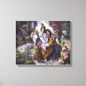 De goddelijke liefdevolle paar canvas kunst (Voorkant)