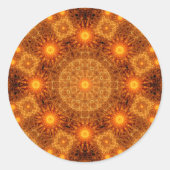 De Goddelijke Matrix Ronde Sticker (Voorkant)