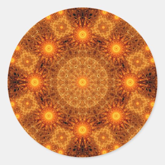 De Goddelijke Matrix Ronde Sticker (Voorkant)