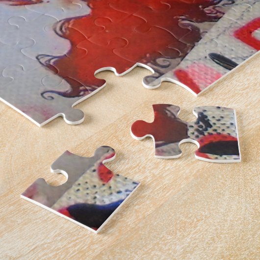 De goddelijke Miss Donnarama-puzzel Legpuzzel (Zijkant)