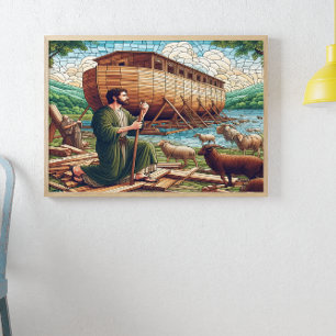 De goddelijke roeping van de ark van Noach ontvouw Poster