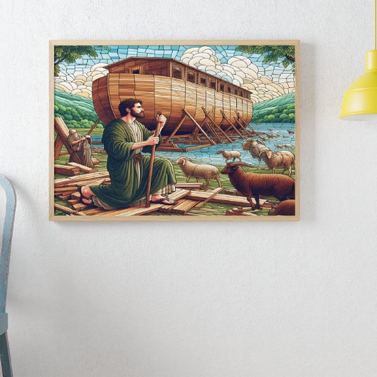 De goddelijke roeping van de ark van Noach ontvouw Poster