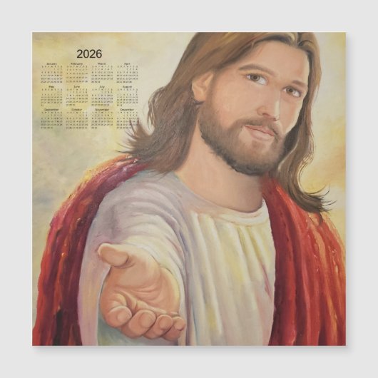 De goddelijke uitnodiging: Jezus 2026 Kalender (Voorkant)